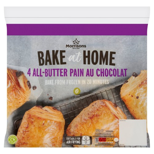 Morrisons Bake At Home 4 Pain Au Chocolat 290g