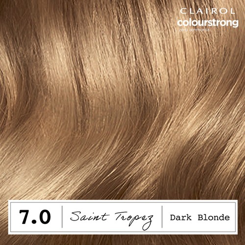 Clairol Colour Strong Permanent Hair Dye 7.0 Dark Blonde thumbnail 4