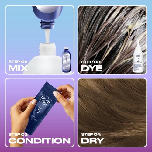 Clairol Nice'N Easy Tone+Gloss Semi Permanent Hair Dye - 700/91 Dark Blonde thumbnail 4