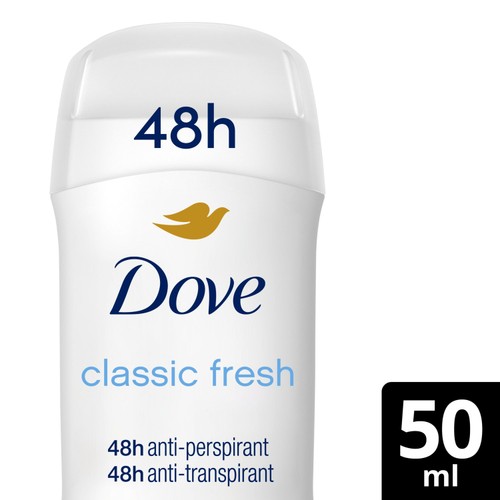 Dove For Women Antiperspirant Stick Classic Fresh 50ml
