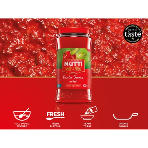 Mutti Tomato Pasta Sauce with Basil 400g thumbnail 3