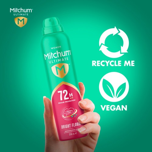 Mitchum Ultimate 72h Bright Floral Anti Perspirant & Deodorant  thumbnail 4