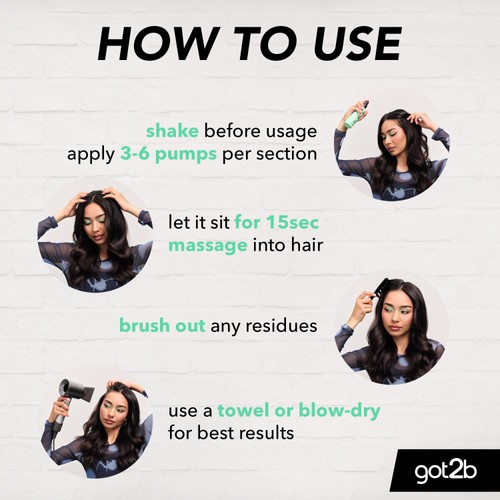 Got2b Fresh Hair Mist 150ml thumbnail 5