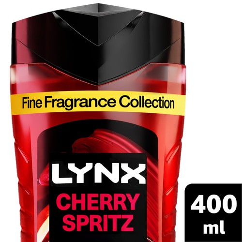 Lynx Fine Fragrance Collection Premium Body Wash Cherry Spritz 400 ml