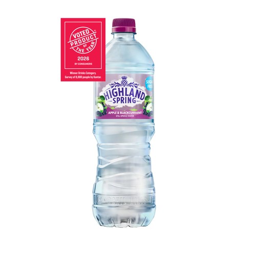 Highland Spring Sugar Free Apple & Blackcurrant Still Water thumbnail 2