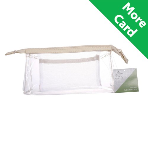 Nutmeg Clear Pouch Cream thumbnail 2