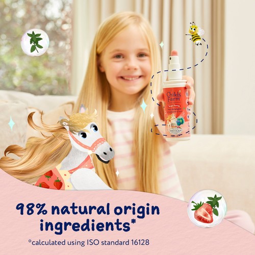 Childs Farm 3 In 1 Hair Detangler Strawberry & Mint thumbnail 2