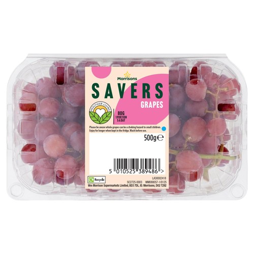 Morrisons Savers Grapes 500g