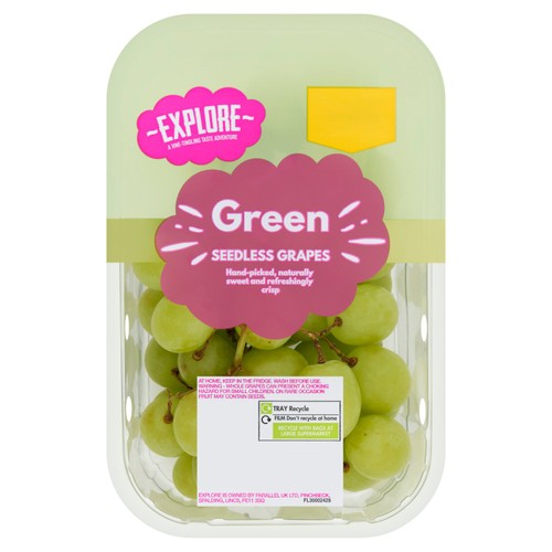 Explore Green Seedless Grapes 400g