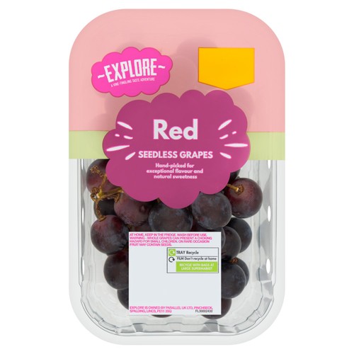 Explore Red Seedless Grapes 400g