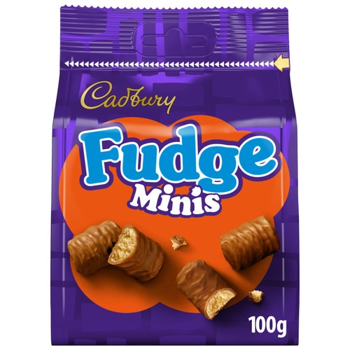 Cadbury Fudge Minis 100g thumbnail 2