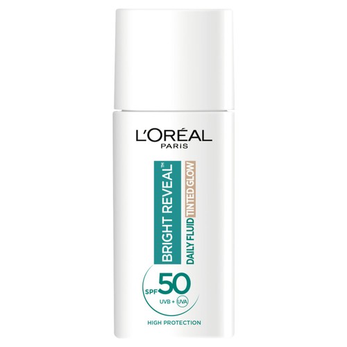 L'Oreal Paris Bright Reveal Daily Fluid Tinted Glow Pearl SPF50 50ml