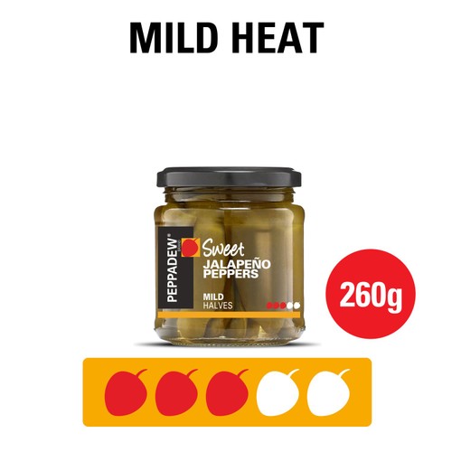 Peppadew Sweet Jalapeno Peppers Mild Halves 260g thumbnail 6