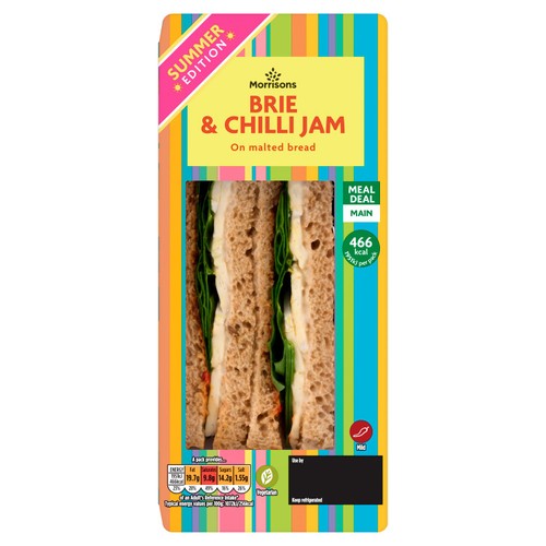 Morrisons Limited Edition Brie & Chilli Jam Sandwich thumbnail 2