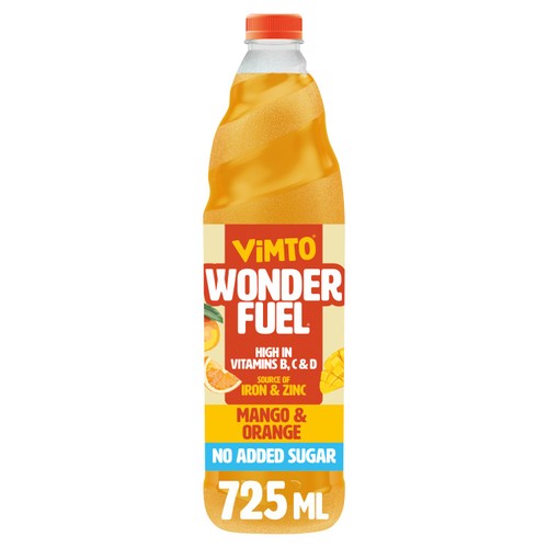 Vimto Wonderfuel Mango & Orange Squash
