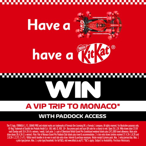 KitKat 2 Finger Milk Chocolate Biscuit Bars 8 Pack Multipack thumbnail 4