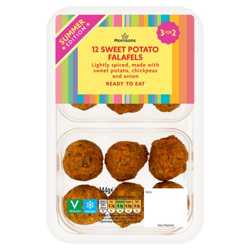 Morrisons 12 Sweet Potato Falafels 144g