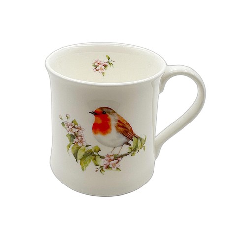 Nutmeg Home Robin Bone China Mug thumbnail 2