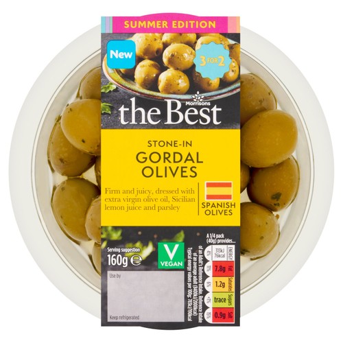 Morrisons The Best Gordal Olives 160g