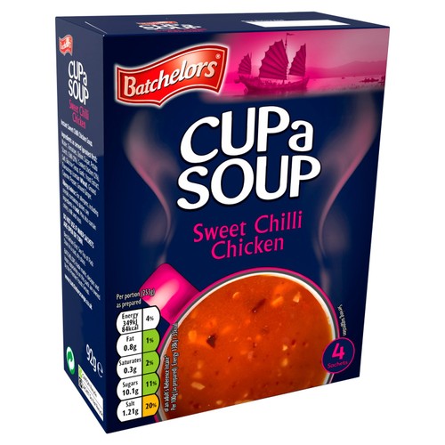 Batchelors Sweet Chilli Chicken Cup a Soup 4 Sachets thumbnail 2