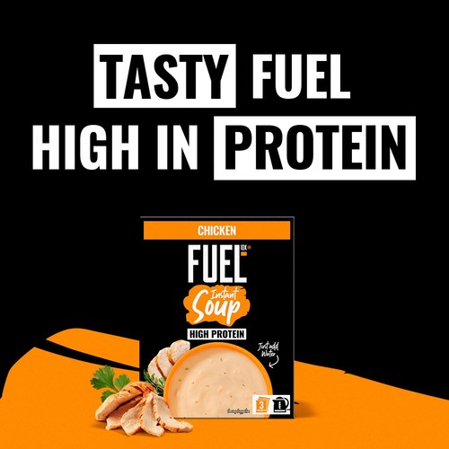 Fuel10K Instant Soup Vegetable 3x65g thumbnail 2