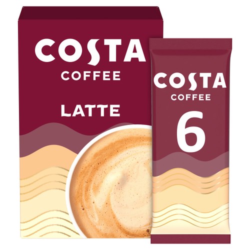 Costa Latte Sachets 6x17g