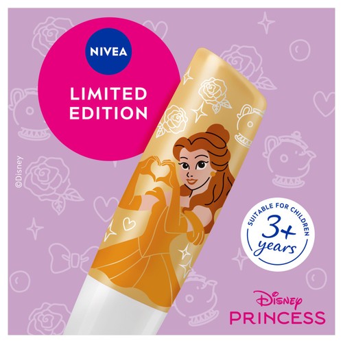 NIVEA Disney Princess Belle Vanilla Cupcake Lip Balm 4.8g thumbnail 2