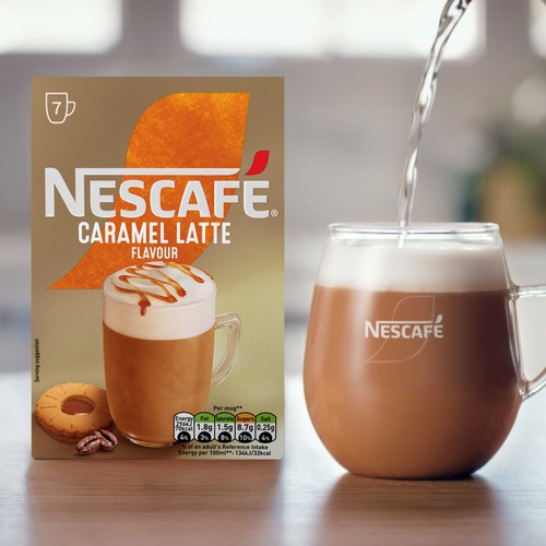Nescafe Latte Caramel Instant Coffee 7 Sachets  thumbnail 2