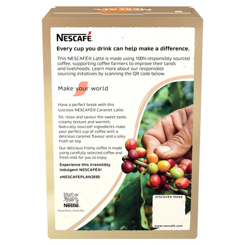 Nescafe Latte Caramel Instant Coffee 7 Sachets  thumbnail 5