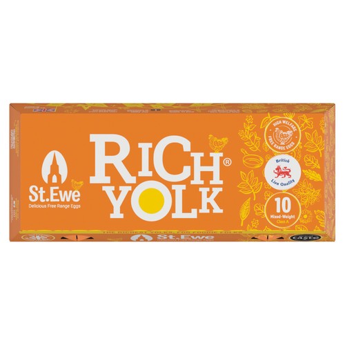 St Ewe Rich Yolk Mixed Weight Free Range Eggs