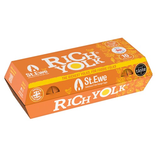 St Ewe Rich Yolk Mixed Weight Free Range Eggs thumbnail 2