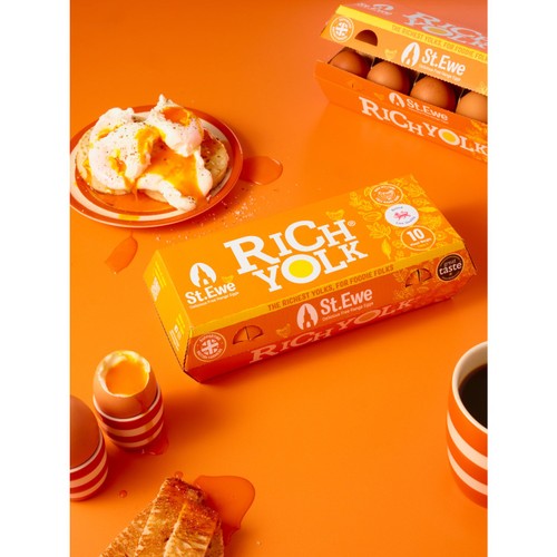 St Ewe Rich Yolk Mixed Weight Free Range Eggs thumbnail 3