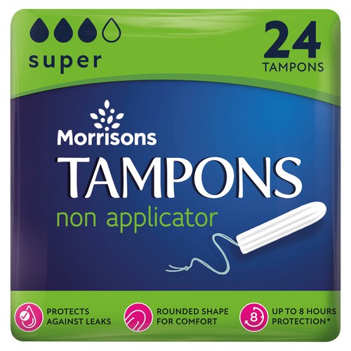 Morrisons Tampons Non-Applicator Super