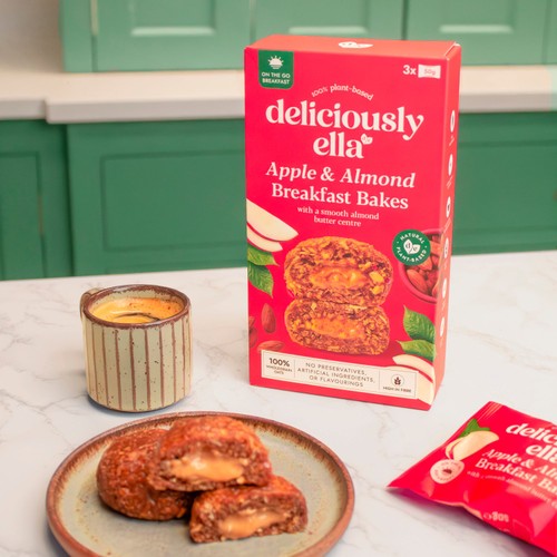Deliciously Ella Apple & Almond On-the-Go Breakfast Bakes Multipack 3x50g thumbnail 5