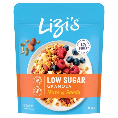 Lizi's Low Sugar Granola Nuts & Seeds 400g thumbnail 2