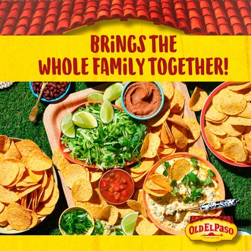 Old El Paso Paprika Tortilla Chips 185g thumbnail 3