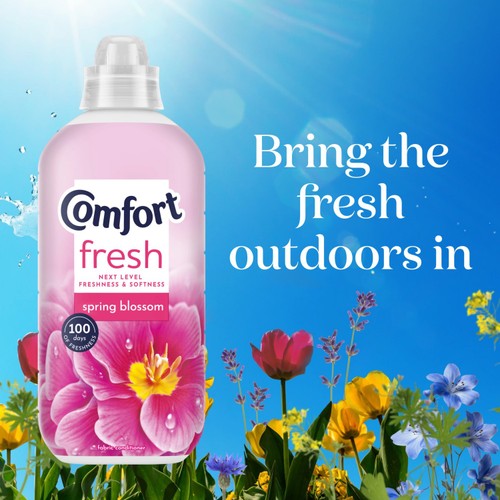 Comfort Fresh Fabric Conditioner Spring Blossom 31 Washes thumbnail 3