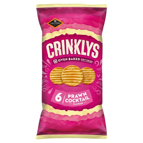 Crinklys Prawn Cocktail 6x23g