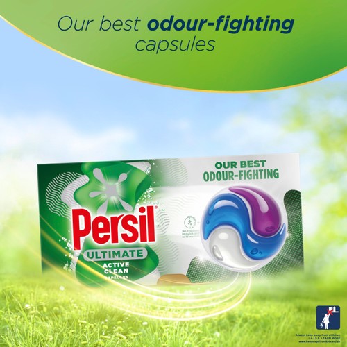 Persil Ultimate Washing Capsules Active Clean 24 Washes thumbnail 2