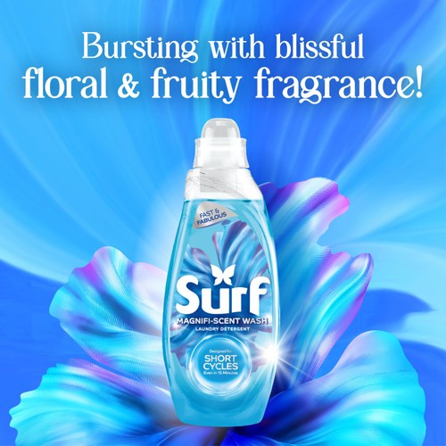 Surf Magnifi-Scent Wash Laundry Liquid Aqua Bliss 31 Washes thumbnail 3