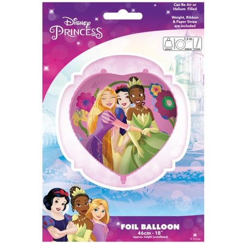 Procos Disney Princess Heart Shaped Foil Balloon