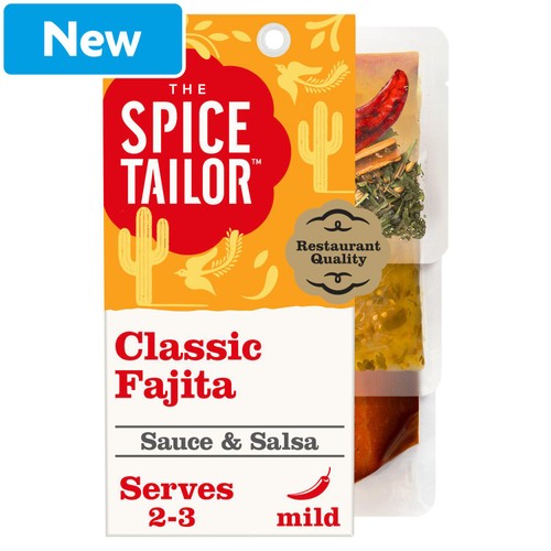 The Spice Tailor Mexican Classic Fajita Sauce and Salsa Kit 245g