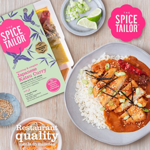 The Spice Tailor Japanese Katsu Curry Sauce Meal Kit 245g thumbnail 2
