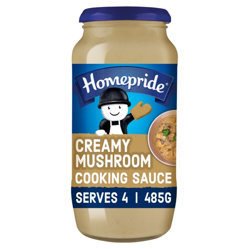 Homepride Creamy Mushroom Cooking Sauce 485g thumbnail 2