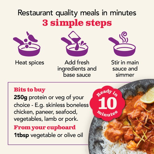 The Spice Tailor Spicy Butter Chicken Curry 300g thumbnail 2