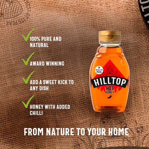 Hilltop Hot Honey 340g thumbnail 5