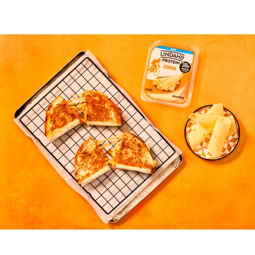 Lindahls Protein Gouda Cheese Slices 125g thumbnail 2