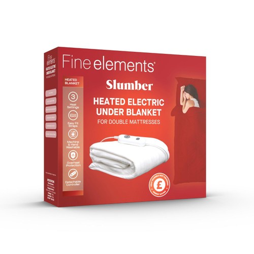 Fine Elements Heated Blanket Double