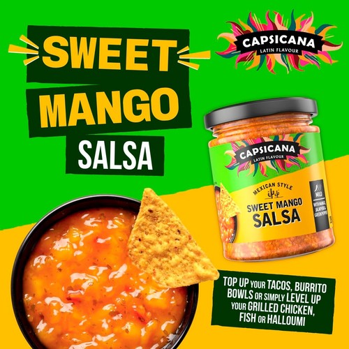 Capsicana Mexican Sweet Mango Mild Salsa 280g thumbnail 4
