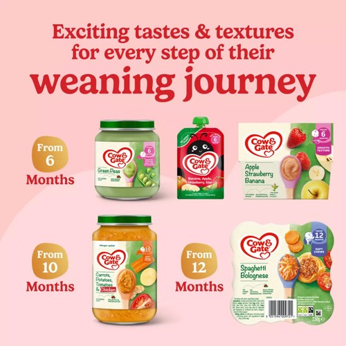 Cow & Gate Spaghetti Bolognese Baby Food Meal 12+ Months 230g thumbnail 4